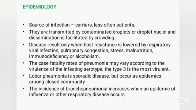 Streptococcus pneumoniae смотреть онлайн