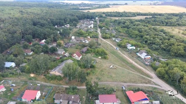 село Хопер Колышлейского района Пензенской области \ обзорная аэросъемка смотреть онлайн