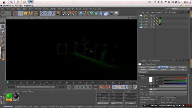 Cara Membuat Glow text & Light ball Cinema 4D смотреть онлайн