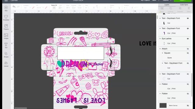 Eyelash Box Template | Tam's Sweet Life смотреть онлайн