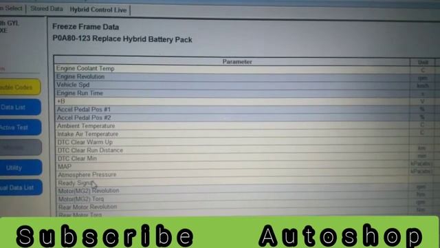 Toyota Lexus Hybrid Battery P0A80 -123 Malfunction | Diagnosis steps | parameters Check Replace | смотреть онлайн
