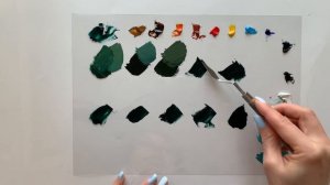Особенности зеленых масляных красок