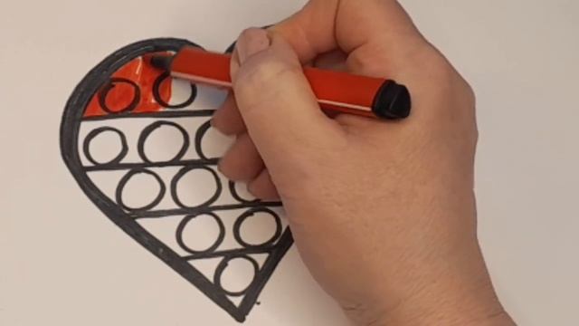 СЕРДЦЕ ♥ ПОП ИТ Рисунок,Раскраска для детей. Шаг за шагом рисуй со мной.#попит смотреть онлайн