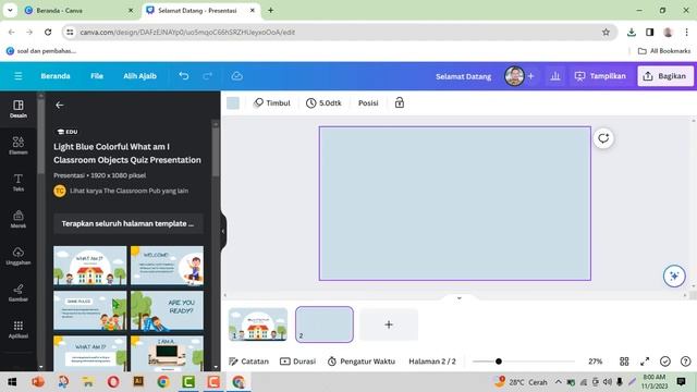 CARA MENGUBAH GAMBAR MENJADI ANIMASI VIDEO MENGGAMBAR DENGAN ANIMASI TANGAN DI CANVA II SPEEDPAINT смотреть онлайн