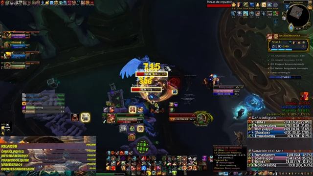WoW Shadowlands 9.2 | Guerrero Furia | La Destrucción Necrótica +21 | Reforzada | Temporada 3 смотреть онлайн