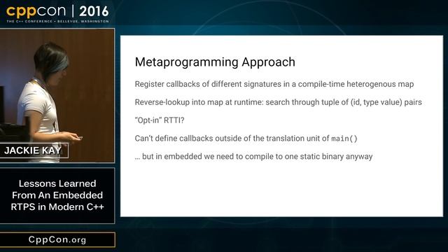 CppCon 2016: Jackie Kay “Lessons Learned From An Embedded RTPS in Modern C++" смотреть онлайн