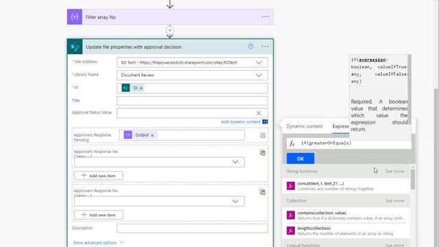 Power Automate Custom Approvals on SharePoint Document Library (Majority Wins with View Formatting) смотреть онлайн