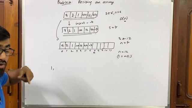 Java program to resize an array to double its size when it is full смотреть онлайн