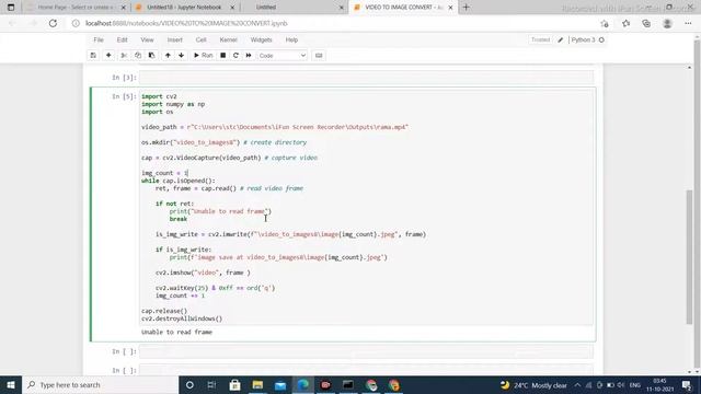 video se image me convert kaise kre using python [hindi] смотреть онлайн