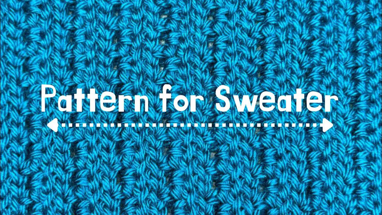 Very Simple Crochet Pattern for Sweater. Detailed Tutorial смотреть онлайн