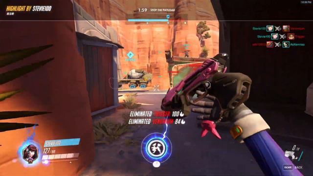 Overwatch - D.Va Highlight смотреть онлайн