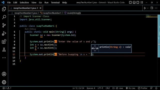 Swap Two Numbers using Java Program | Taking input from the User смотреть онлайн
