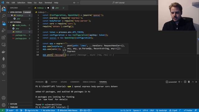"Unreal!" Create a ChatBot in Under 7 Minutes - JavaScript Tutorial смотреть онлайн
