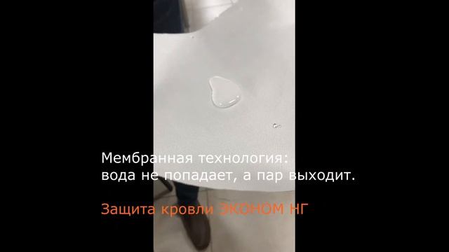 Мембрана для фасада и кровли ЭКОНОМ НГ. Защищает от огня, воды и ветра. смотреть онлайн