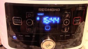 Мультиварка - скороварка Redmond RMC P350 . Обзор панели управления .