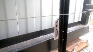 Откатные ворота с тросовым приводом