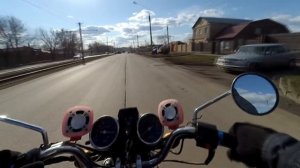 Мини дальняк на мопеде Альфа 110 , 30 км  / поездка в город , в надежде встретить ДПС