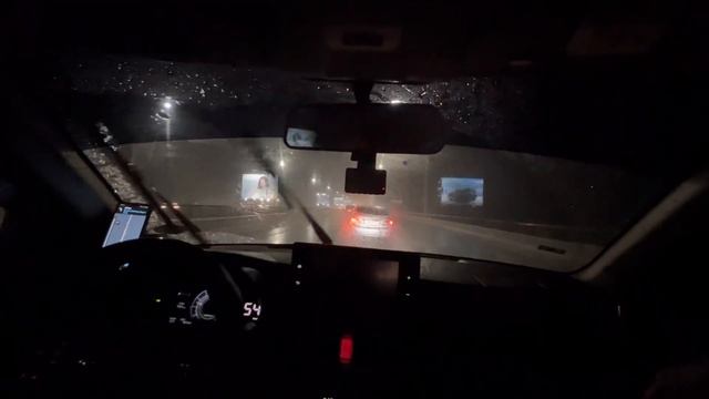 Toyota Raize (2022) - Driving During Heavy Rain ASMR