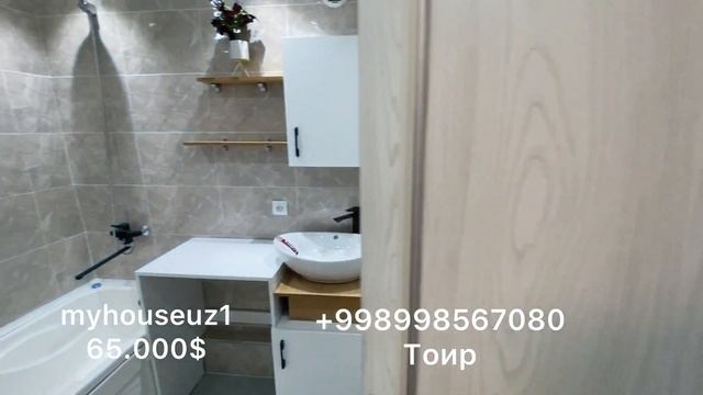 Янги евро ремонт! 3 хона 72 кв.м.Мирзо Улугбек район.массив Ялангач #myhouseuz1 смотреть онлайн