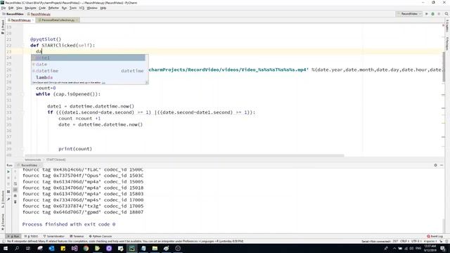 Record Video of Specific Duration via Input Text Edit 2019| UI Development| Qt Designer & Pycharm смотреть онлайн
