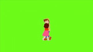 Футаж на хромакее дети веселятся и пляшут