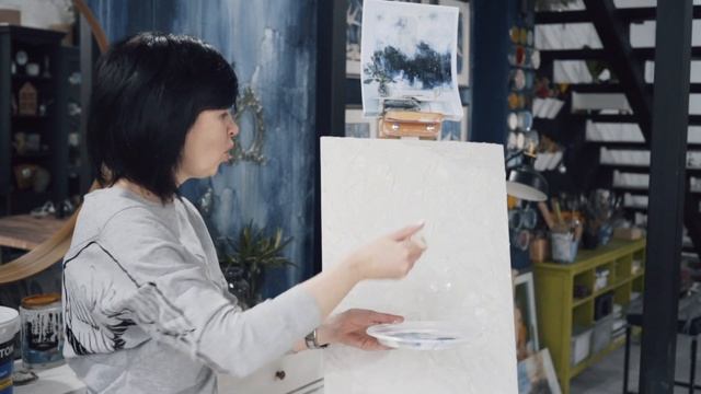 КАК НАРИСОВАТЬ АБСТРАКТНУЮ КАРТИНУ БЕЗ ОПЫТА | живопись для новичков | абстракция на холсте смотреть онлайн