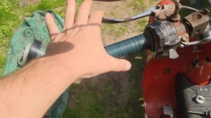 Выжим сцепления мотороллера муравей.