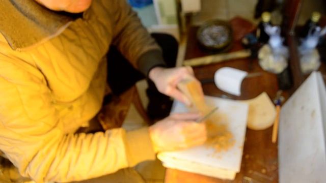 Обувь ручной работы. Подготовка фликов на каблук. смотреть онлайн