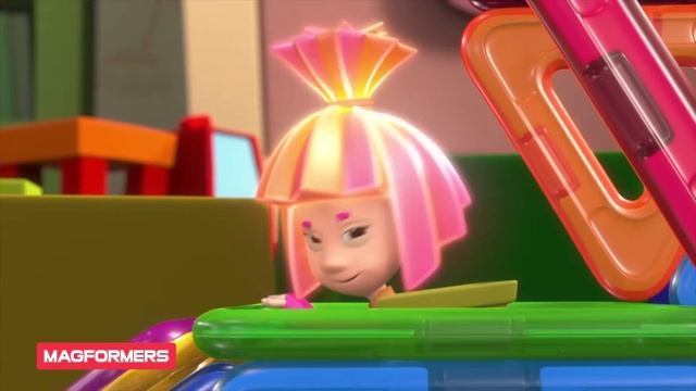 770001 Магнитный конструктор Magformers Fixie Wow set смотреть онлайн