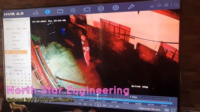 CCTV with alarm (Monitor view) смотреть онлайн
