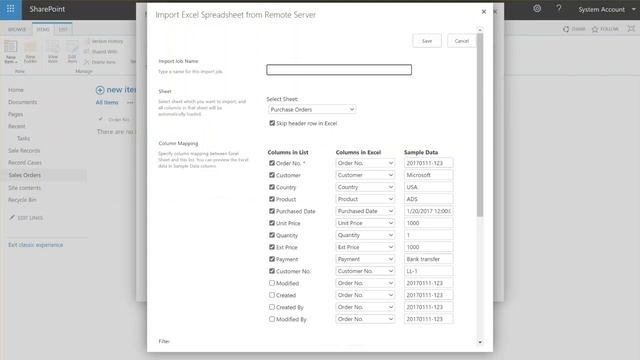 Automatically import data from an Excel spreadsheet to a SharePoint list by schedule смотреть онлайн