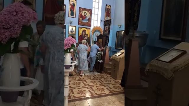 Освящение иконы «Всецарица» смотреть онлайн