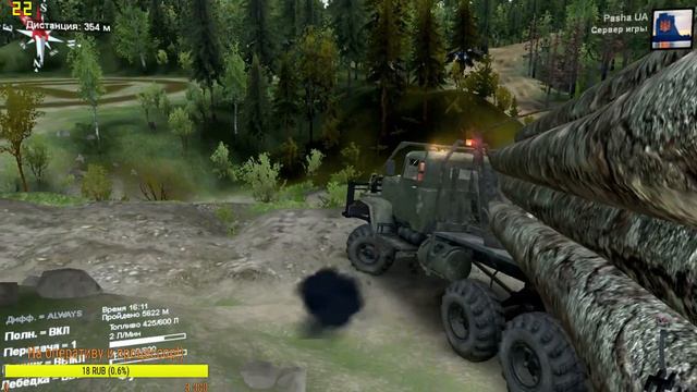 Карта «West Fork Bogs» версия 1.0 для SpinTires (v03.03.16) Автор: spoke01 смотреть онлайн