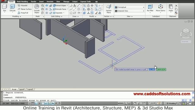 AutoCAD 3D Wall Tutorial | AutoCAD 2010 смотреть онлайн