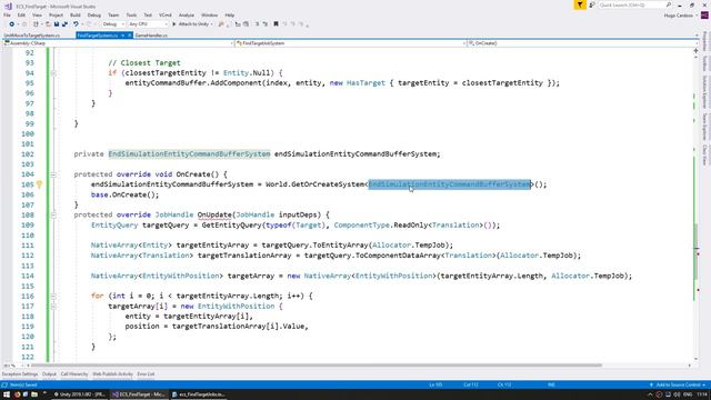Find Target with ECS and the Unity Job System смотреть онлайн