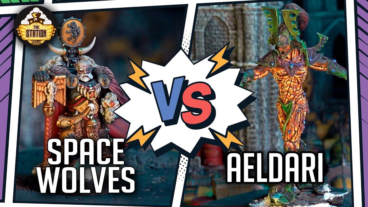 Space Wolves vs Aeldari I Battlereport | 2000pts I Warhammer 40000 смотреть онлайн