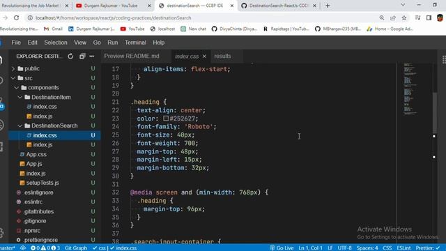 Destination Search | Coding Practice 6 | REACT JS | NxtWave | CCBP 4.0 смотреть онлайн