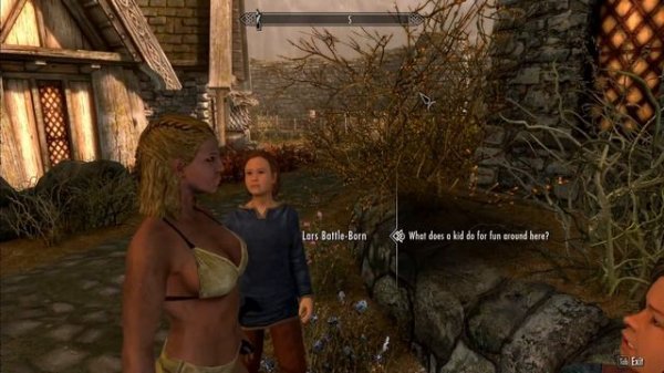 Skyrim Naked Magic Girl Explores Skyrim playthrough #9