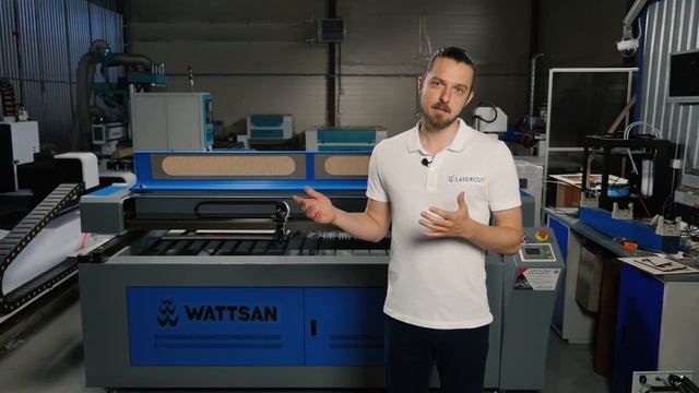 Широкоформатный лазерный станок для резки и раскроя Wattsan 2030 FlatBed. смотреть онлайн