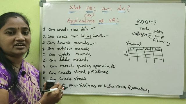 DBMS|| Apllications Of SQL || DBMS Both in Telugu And English||Telugu Scit Tutorial смотреть онлайн