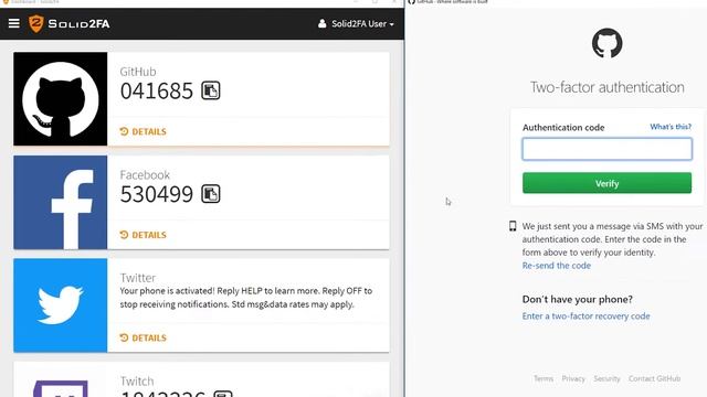GitHub + Solid2FA — Secure 2-Step Login for your GitHub Account смотреть онлайн