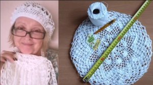 Ажурный берет. Лето 2024. 2 часть