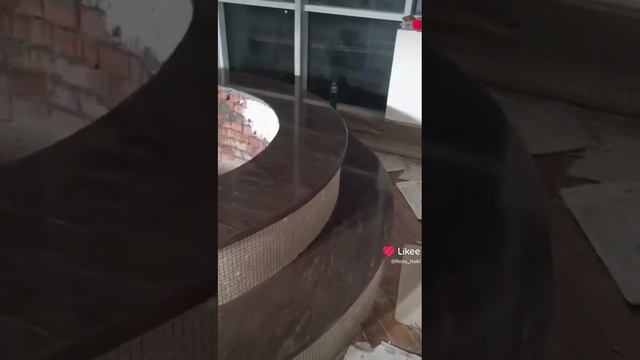 Ступени из искусственного акрилового камня. АНТИСКОЛЬЗЯЩИЕ прорези смотреть онлайн