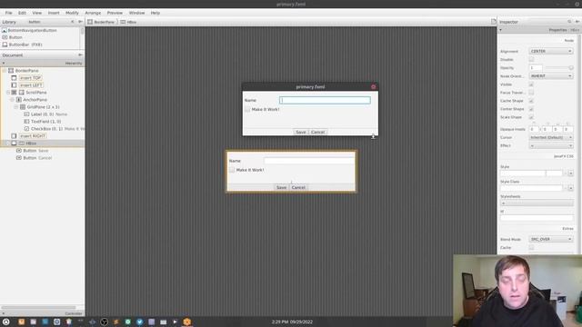 JavaFX and SceneBuilder Forms смотреть онлайн