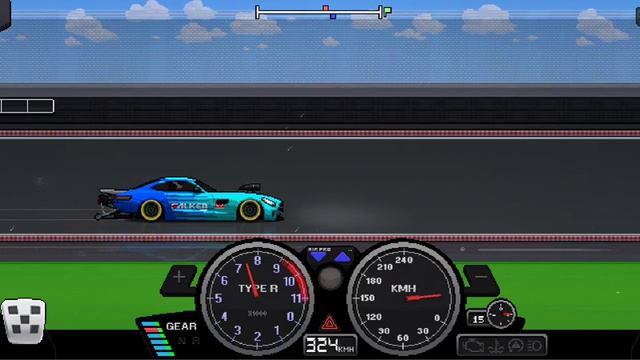 mercedes-benz amg gt vs mitsubishi lancer evo 8 in pixel car racer 3/2/24 10:08 pm long drag racing смотреть онлайн