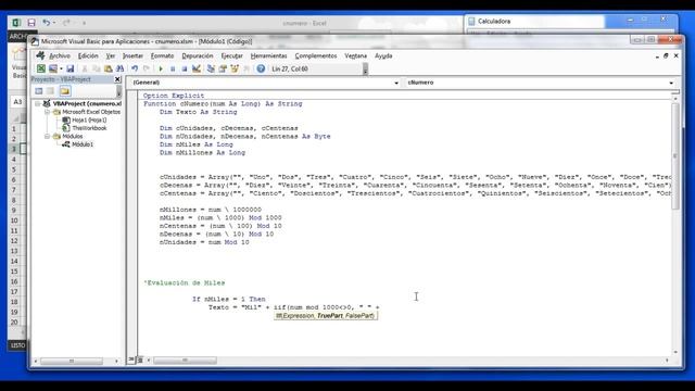 Convertir números a letras Parte 3 | VBA Excel 2013 #9 смотреть онлайн