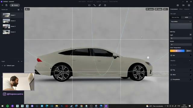 D5 2.2 RENDER TUTORIAL | D5 na PRÁTICA #01 car studio смотреть онлайн