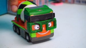 Учим цвета с Тайо Игрушки l Игра с цветом с тележкой l Радужное фруктовое колесо