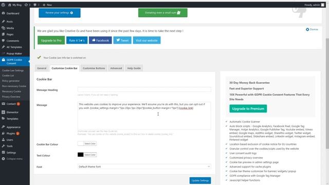 Full tutorial GDPR Cookie Consent by Webtoffee Wordpress смотреть онлайн