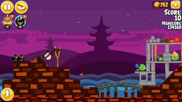 Angry Birds Seasons - Moon Festival - Level 1-10 - 138,510 - World Record! смотреть онлайн